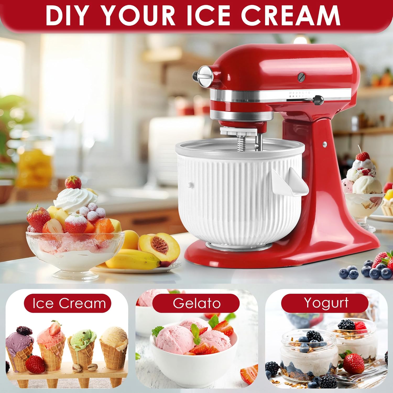 Accesorio para máquina de hela - Kitchenaid Baking Set reseña y precio