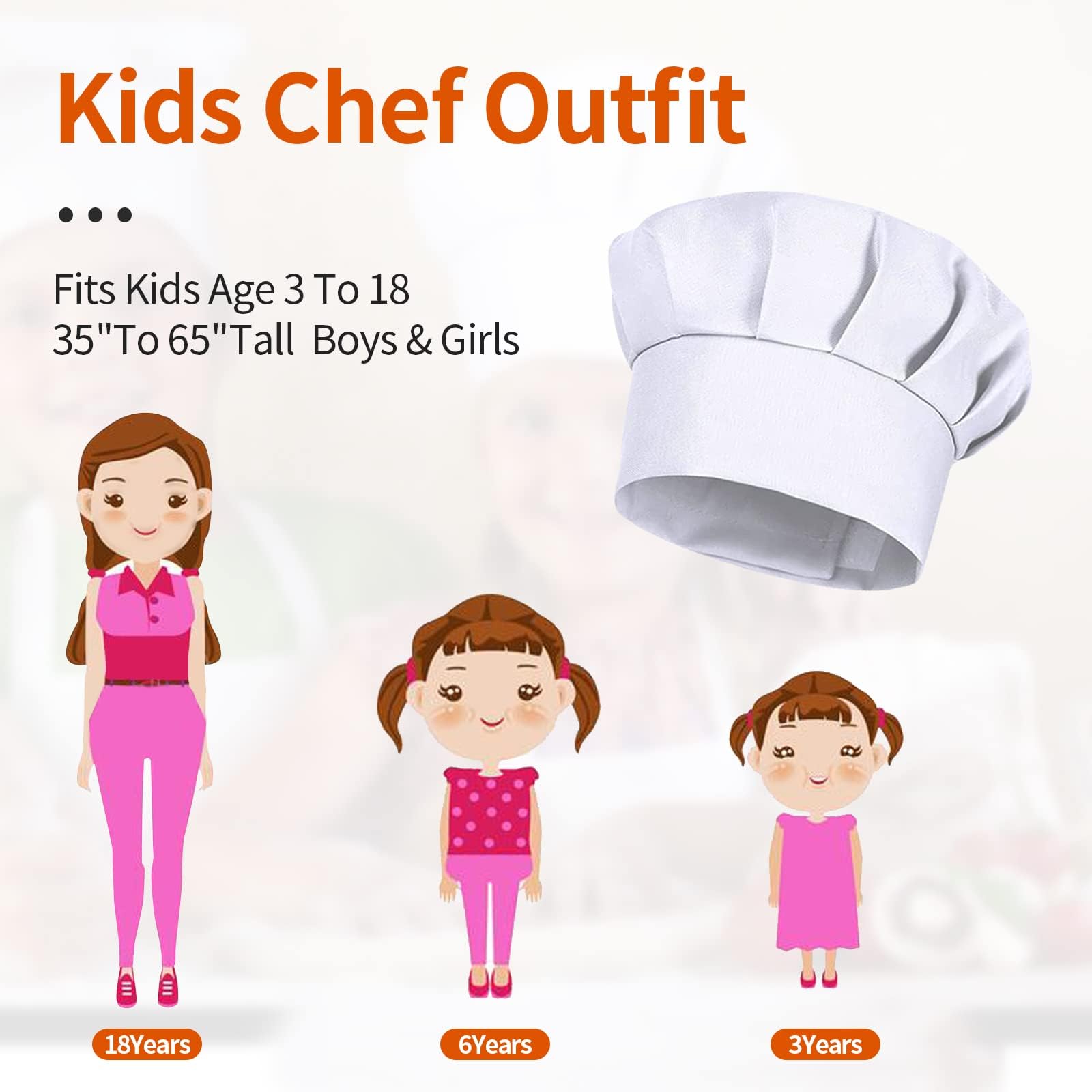 4 Gorros de Chef Blancos para  - Kitchen Baker reseña y precio