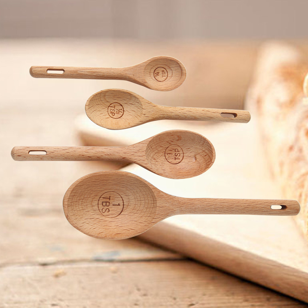 Juego de 4 Cucharas Medidoras  - Baking (Kitchen Ingredient) reseña y precio