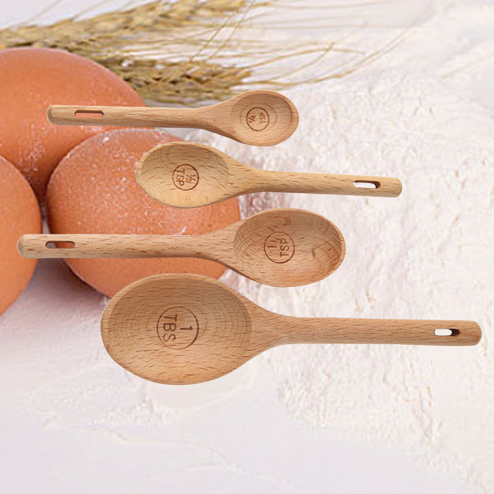 Juego de 4 Cucharas Medidoras  - Baking (Kitchen Ingredient) reseña y precio