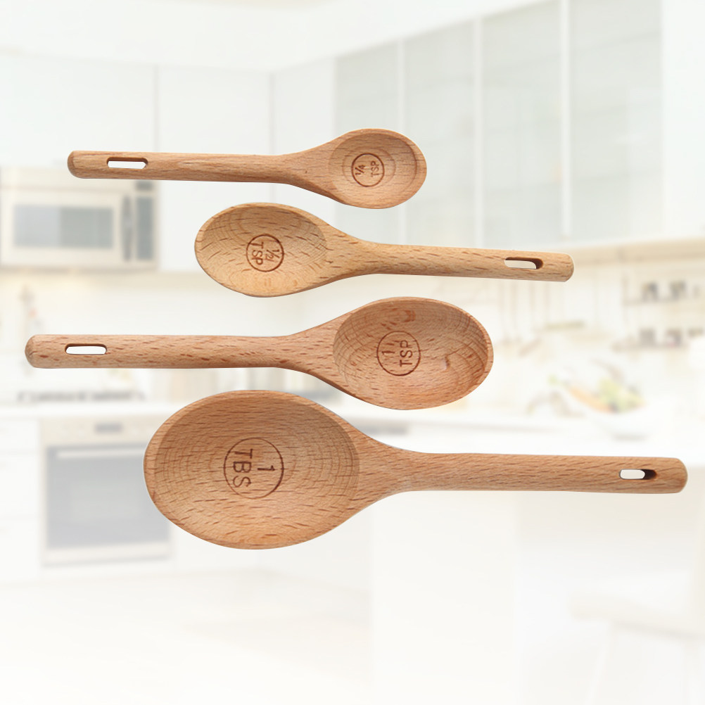 Juego de 4 Cucharas Medidoras  - Baking (Kitchen Ingredient) reseña y precio
