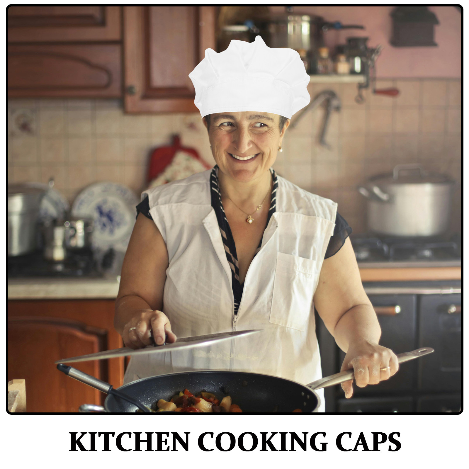 Gorros de trabajo de cocina tr - Kitchen Baker reseña y precio