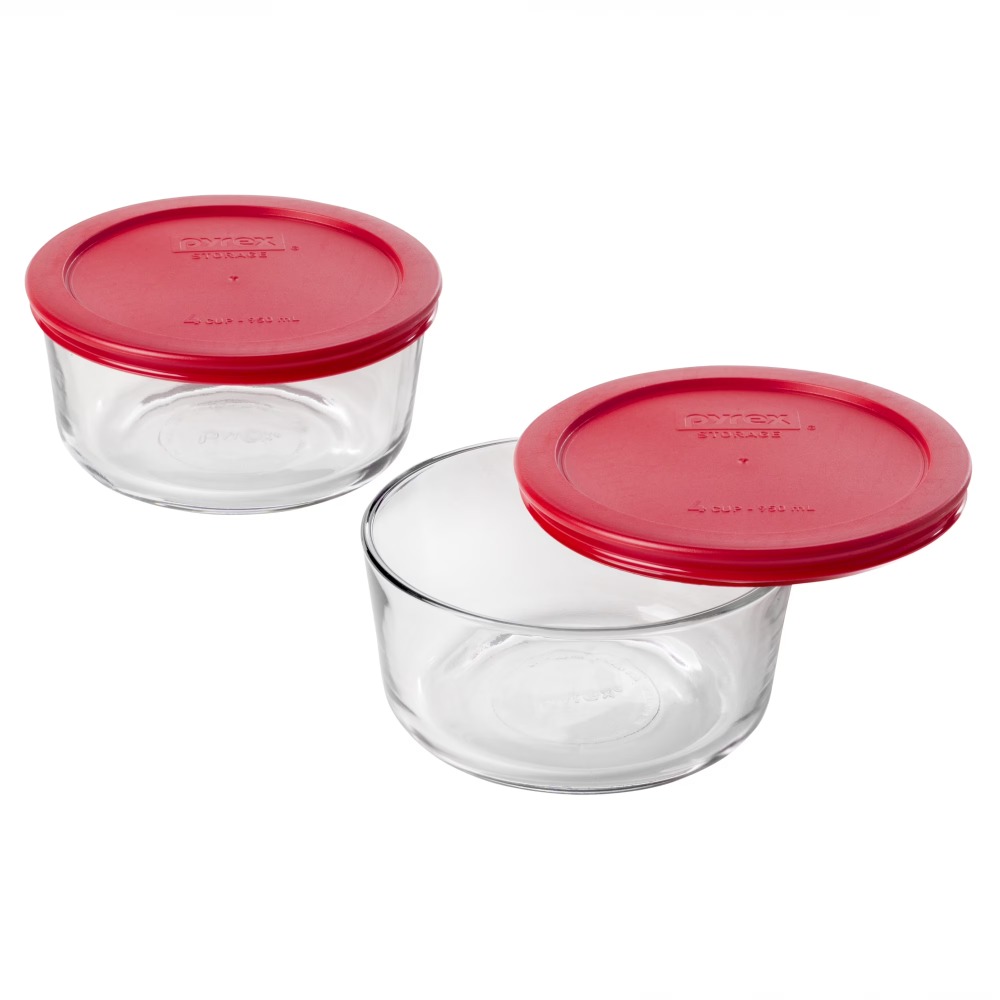 Juego de 2 Recipientes de Vidr - Kitchen Glass Baking Set reseña y precio