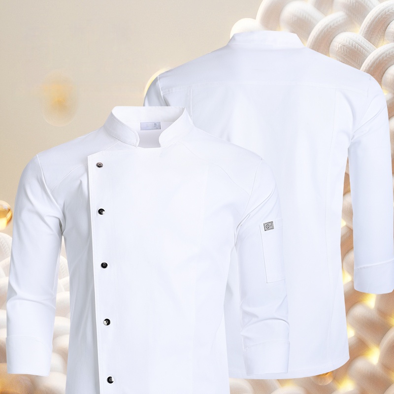 Nueva Chaqueta de Chef Blanca  - Kitchen Baker reseña y precio
