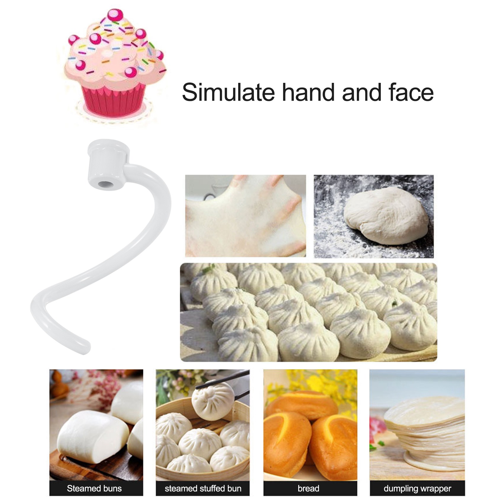 Gancho Espiral AEE6 de Repuest - Kitchen Baking Aid reseña y precio